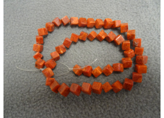 Bloedkoraal kubus 6 mm