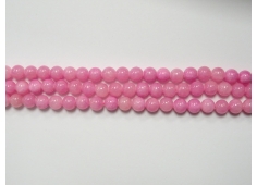 Roze Agaat licht  8 mm