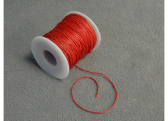 Waxkoord 1 mm Rood