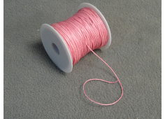Waxkoord 1 mm Roze