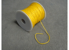 Waxkoord 1 mm Mais Geel