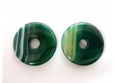 Stripe agaat groen 4 cm