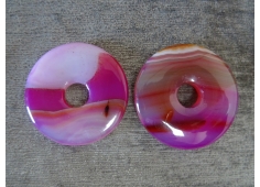 Stripe agaat roze 4 cm