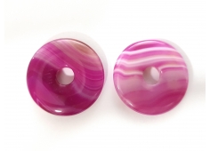 Stripe agaat roze 3 cm