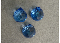 Feng Shui raamhanger bol licht blauw 5 cm