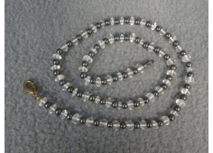 Bergkristal 6 mm en Hematiet 4 mm
