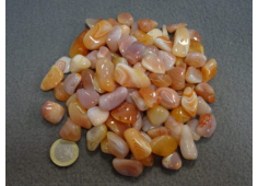 Oranje + Roze Chalcedoon S/M 500 gr