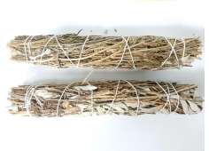 Witte Salie met Lavendel Smudge stick L