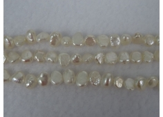 Parel creme nugget 6 mm