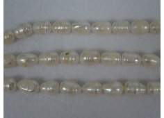 Parel creme ovaal 12 mm