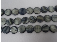 Parel Grijs 20 mm rondjes
