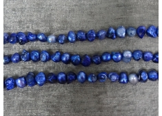 Parel Blauw 10 mm nugget