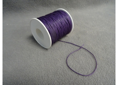Waxkoord 1 mm Donker Paars