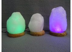 Zoutlamp Wit Rots led multicolor USB