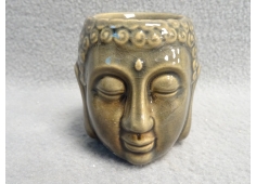 Oliebrander Boeddha hoofd licht bruin