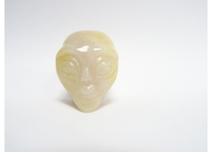 Schedel Alien Gele Avanturijn (NIEUW)