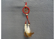 Sleutelhanger rood 3 cm