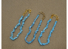 Blauwe howliet (slotje)