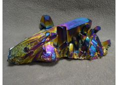 Regenboog titanium aura ruw