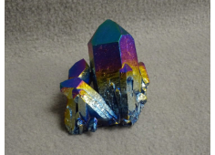 Regenboog titanium aura ruw