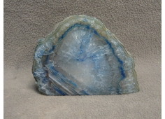 Agaat theelicht blauw