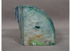 Agaat theelicht blauw