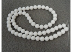 Witte jade 6 mm