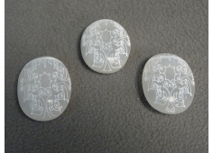 Seleniet zeepsteen mandala