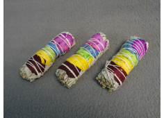 7 Chakra's witte Salie Smudge stick S