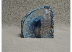 Agaat theelicht blauw