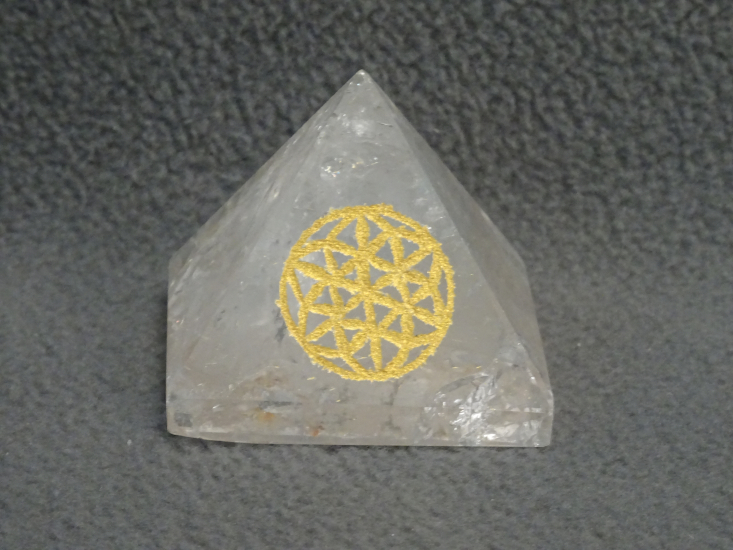 Bergkristal met Flower of Life