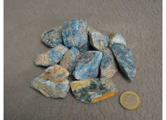 Apatiet blauw ruw mix maten