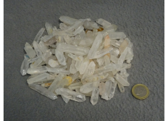 Bergkristal puntjes ruw mix maten