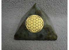 Labradoliet met Flower of Life