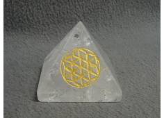Bergkristal met Flower of Life