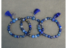 Lapis Lazuli met flosje 8 mm
