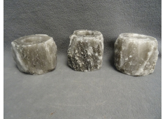 Zout Theelicht rots zwart