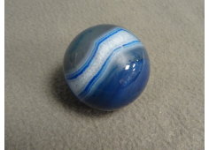 Blauwe stripe Agaat