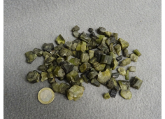 Groene Toermalijn ruw S/M 250 gram