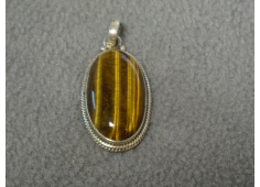 Tijgeroog met zilver