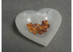 Seleniet schaaltje hart 10 cm