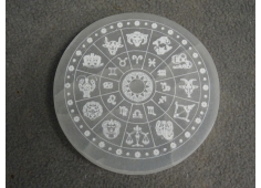 Seleniet plaat rond sterrenbeeld 10 cm
