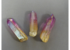 Roze met Golden aura punt groot ruw