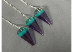 orgonite paars turkoois