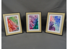 Persoonlijke encaustic art krachtkaart (A6)