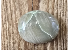 Nunderiet met groene Maansteen massage schijf