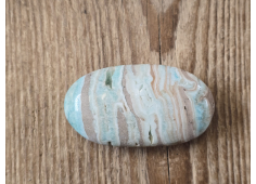 Caribbean blue Calciet massage schijf