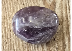 Elestial Smokey Amethist massage schijf