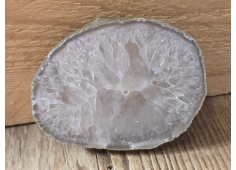 Agaatschijf natuur dik