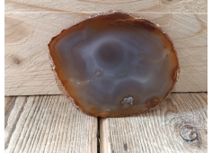 Agaatschijf natuur dun